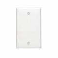 Leviton Wallplates Rd Wp 1G Blank Box Mnt Thermopl 80714-R